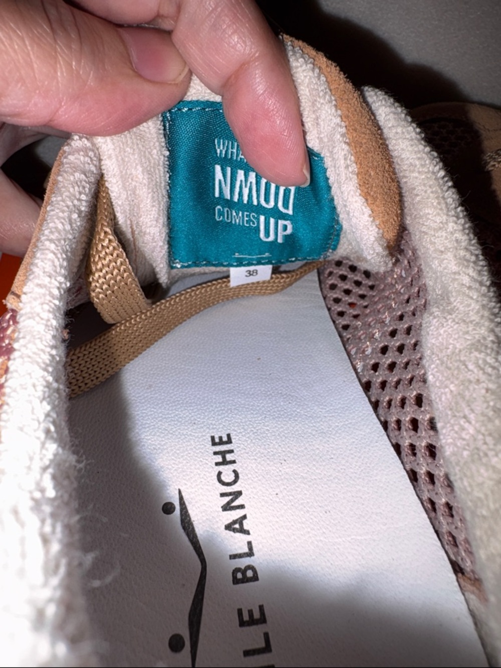 NWT VOILE BLANCHE Ines Sneaker in Sienna Rose - Picture 12 of 16